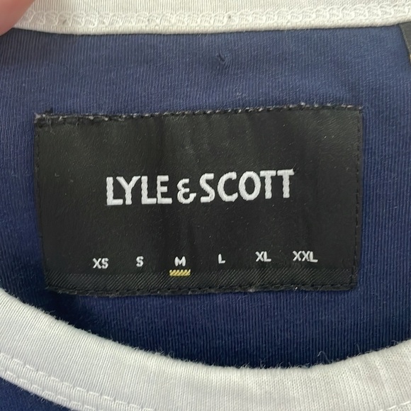 Lyle & Scott - Ringer T-Shirt - Navy - M - Picture 3 of 9
